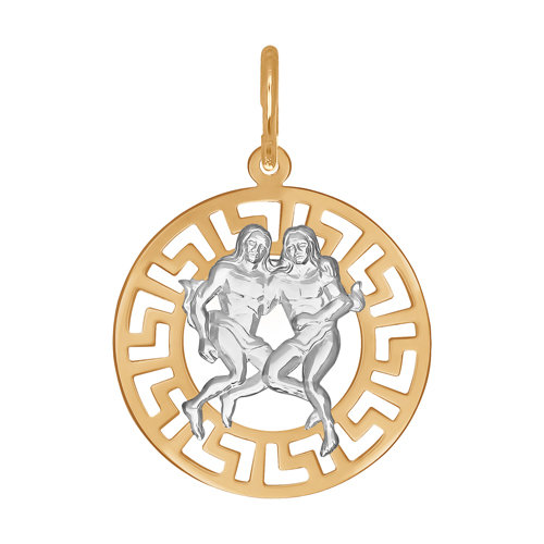 Подвеска знак зодиака из золота 585 пробы
