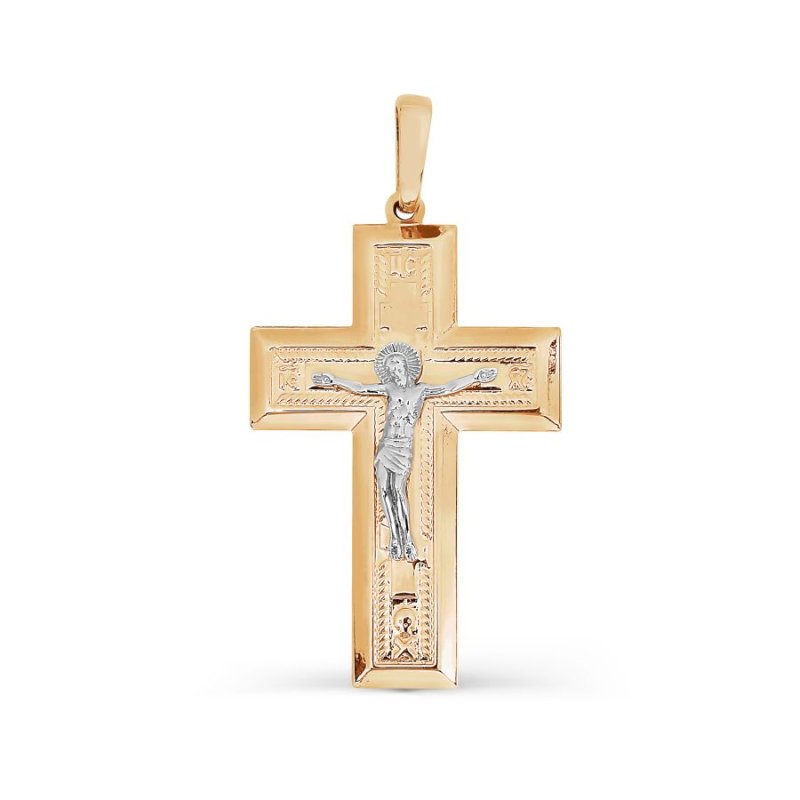 Крест из золота 585 пробы