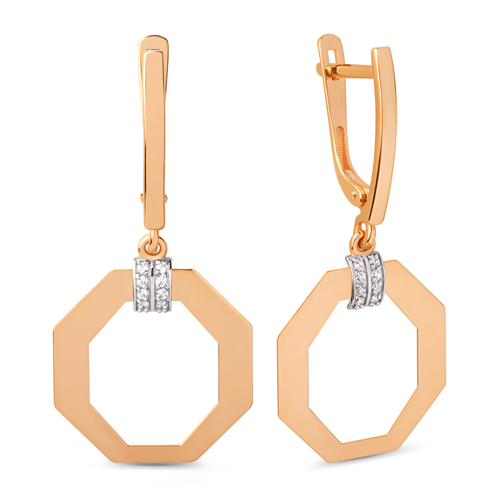 Серьги из золота 585 пробы