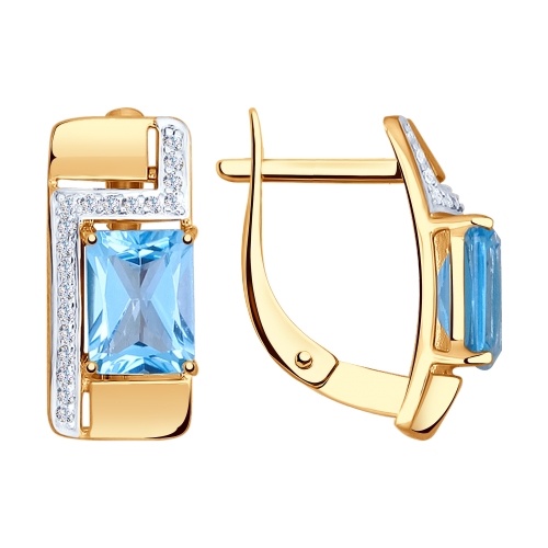 Серьги из золота 585 пробы