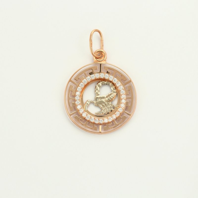 Подвеска знак зодиака из золота 585 пробы