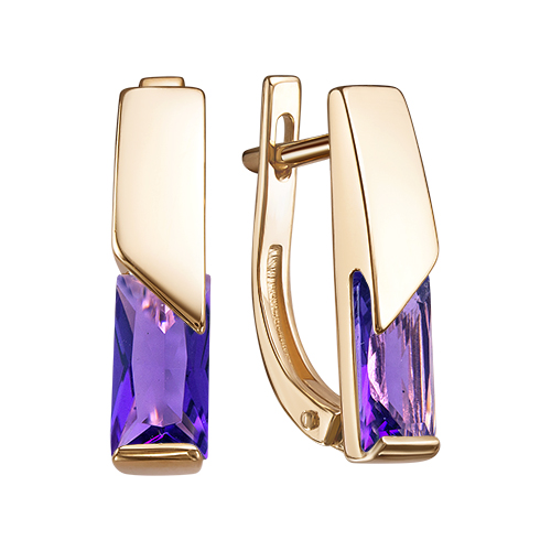 С120-6626Ам Серьги 585