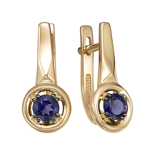 Серьги из золота 585 пробы