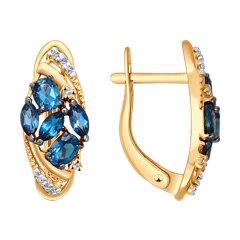 Серьги из золота 585 пробы