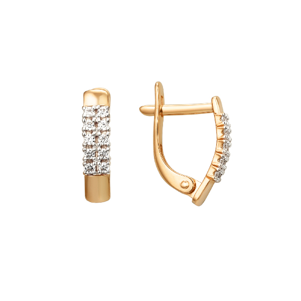 000852-1102 Серьги 585