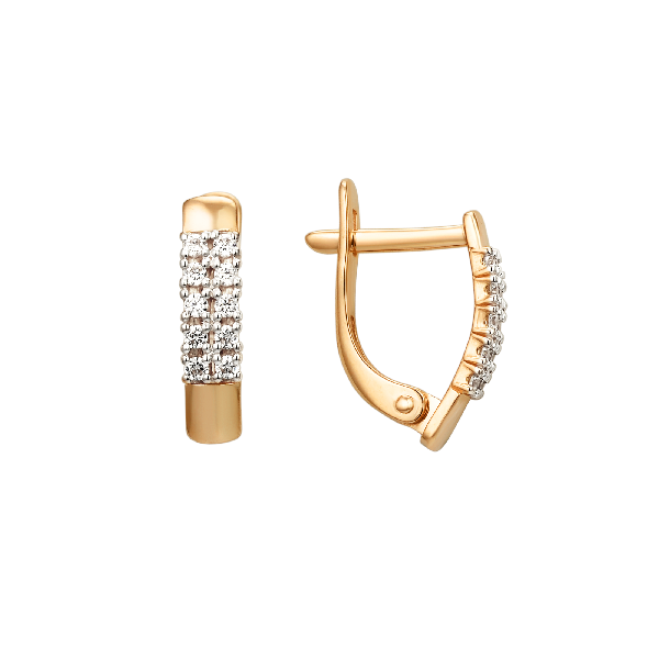 Серьги из золота 585 пробы