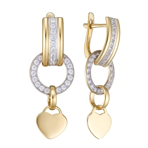 с1348л Серьги 585