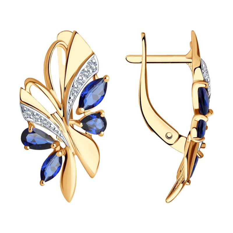 Серьги из золота 585 пробы