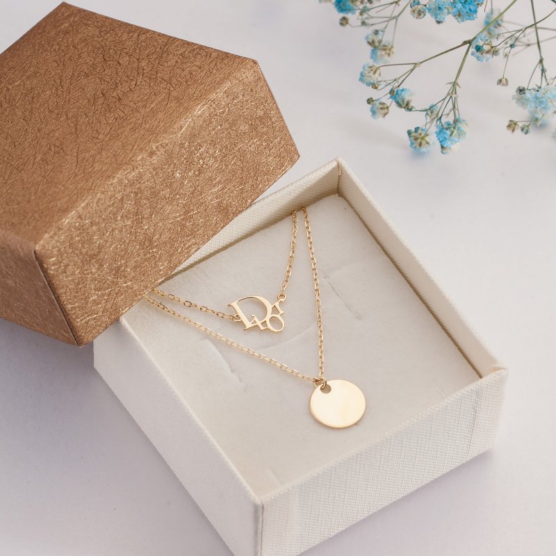 ко3673-сз0015 Колье 585