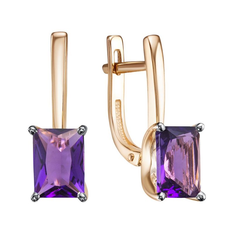 С124-6972Ам Серьги 585