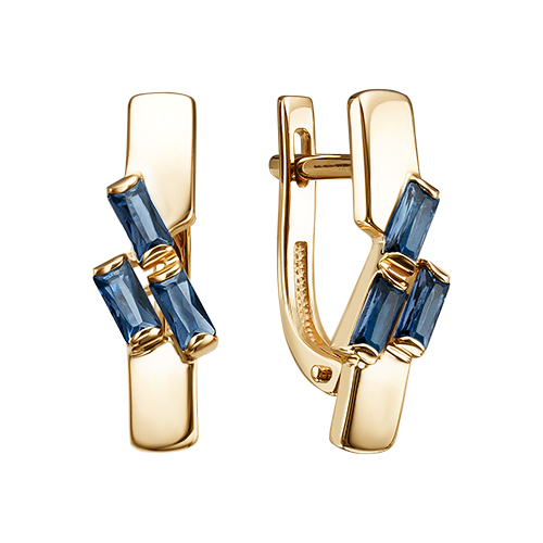 С120-6554ТЛ Серьги 585