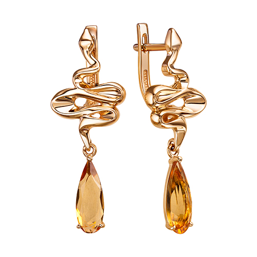 Серьги из золота 585 пробы