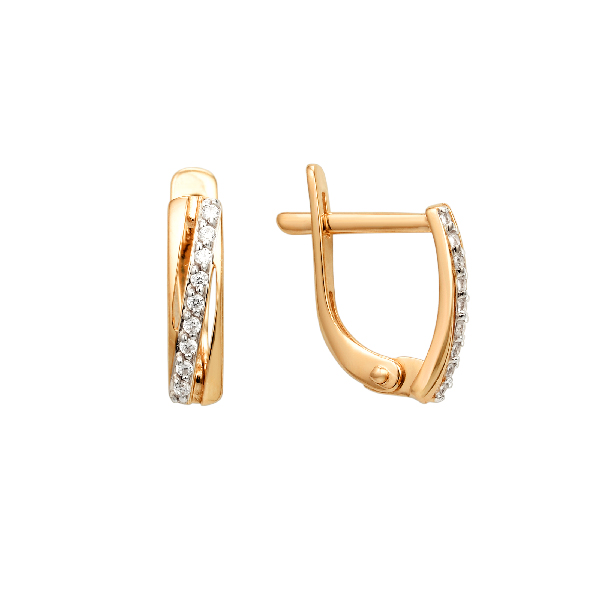 Серьги из золота 585 пробы