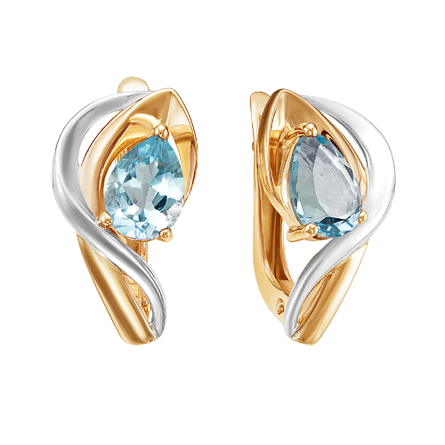 Серьги из золота 585 пробы