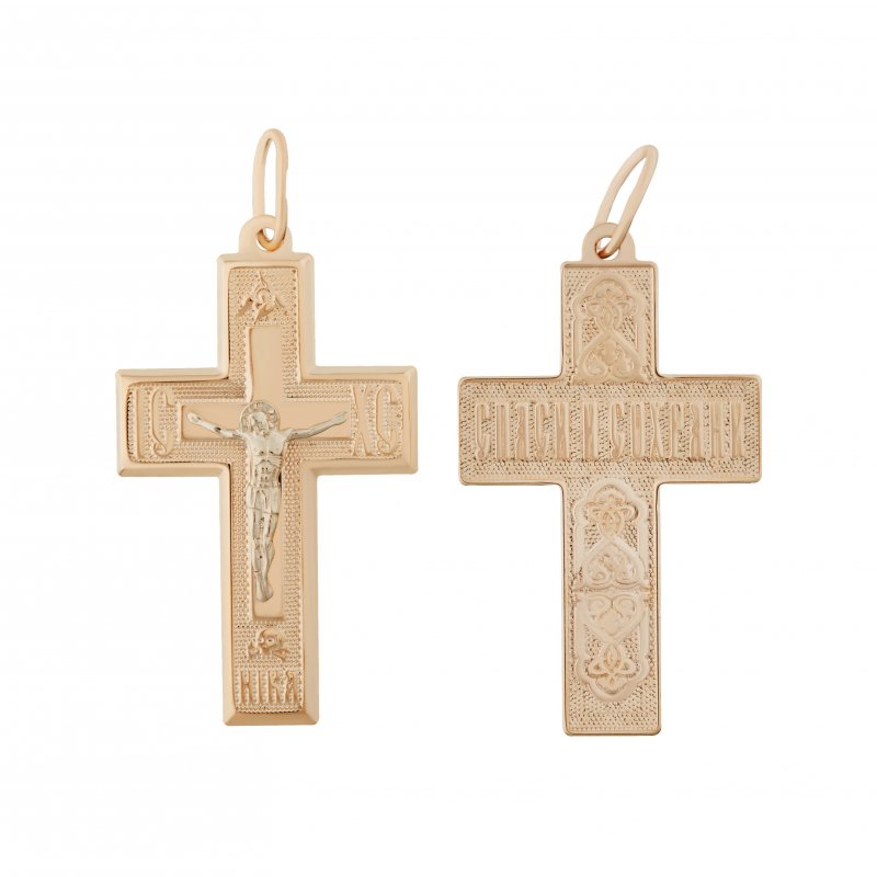 Крест из золота 585 пробы