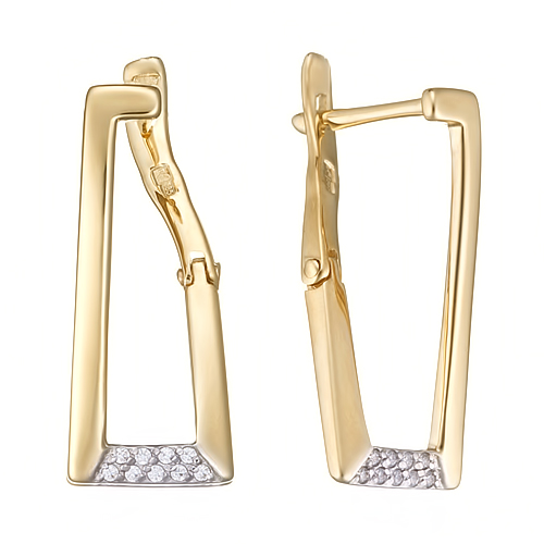 Серьги из золота 585 пробы