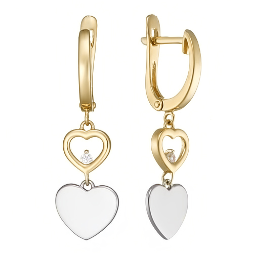 Серьги из золота 585 пробы