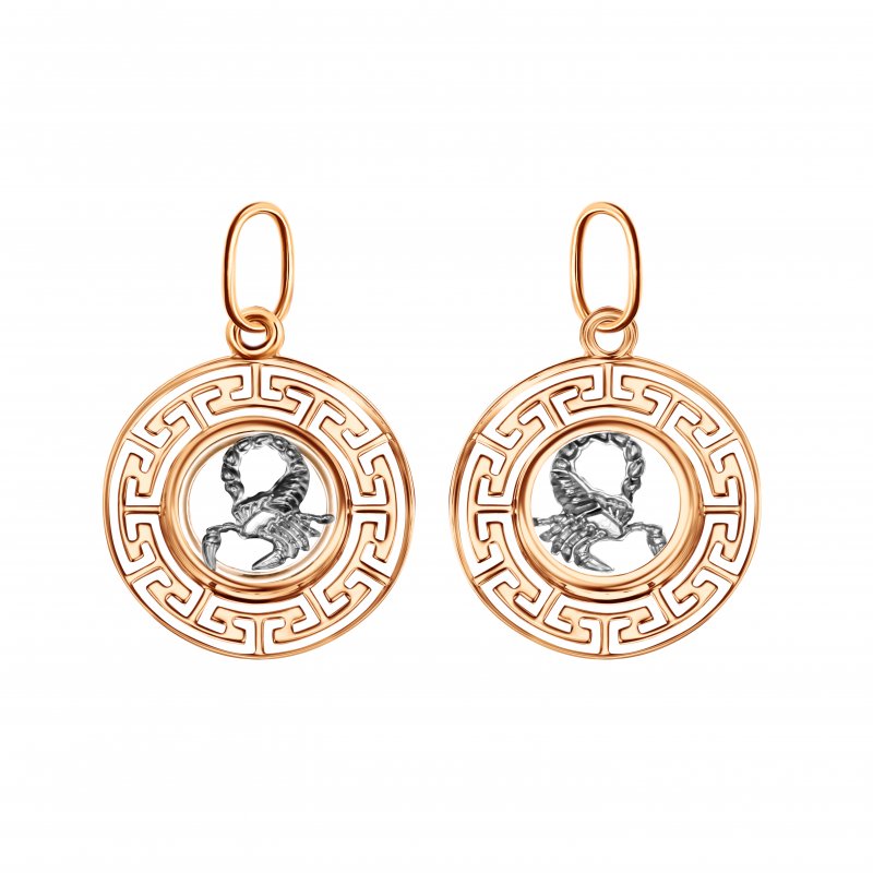 Подвеска знак зодиака из золота 585 пробы