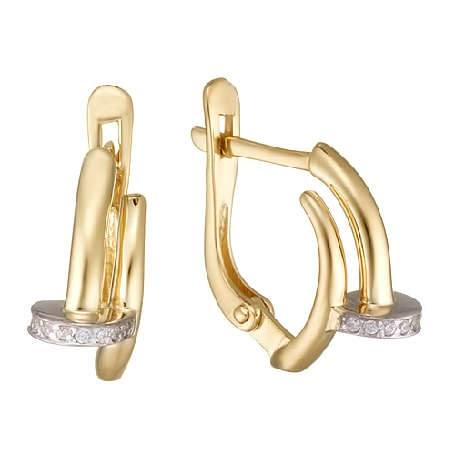 Серьги из золота 585 пробы