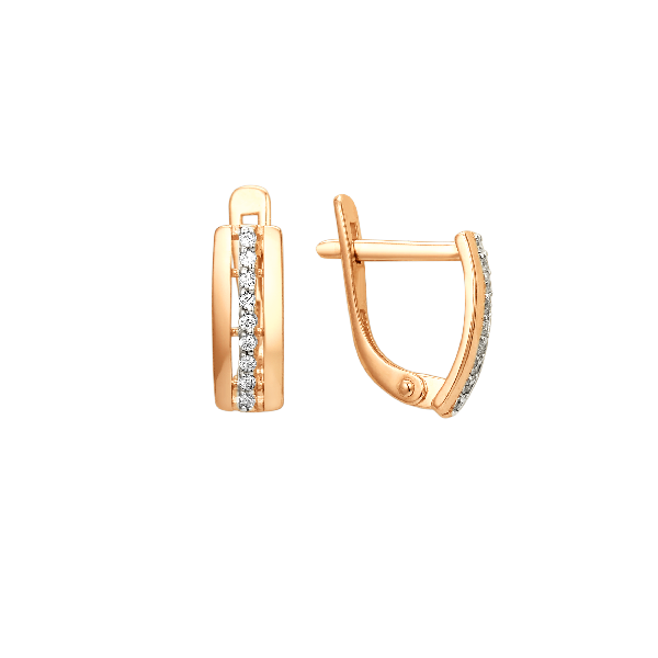 Серьги из золота 585 пробы