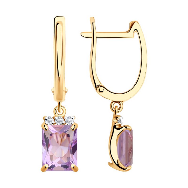 Серьги из золота 585 пробы