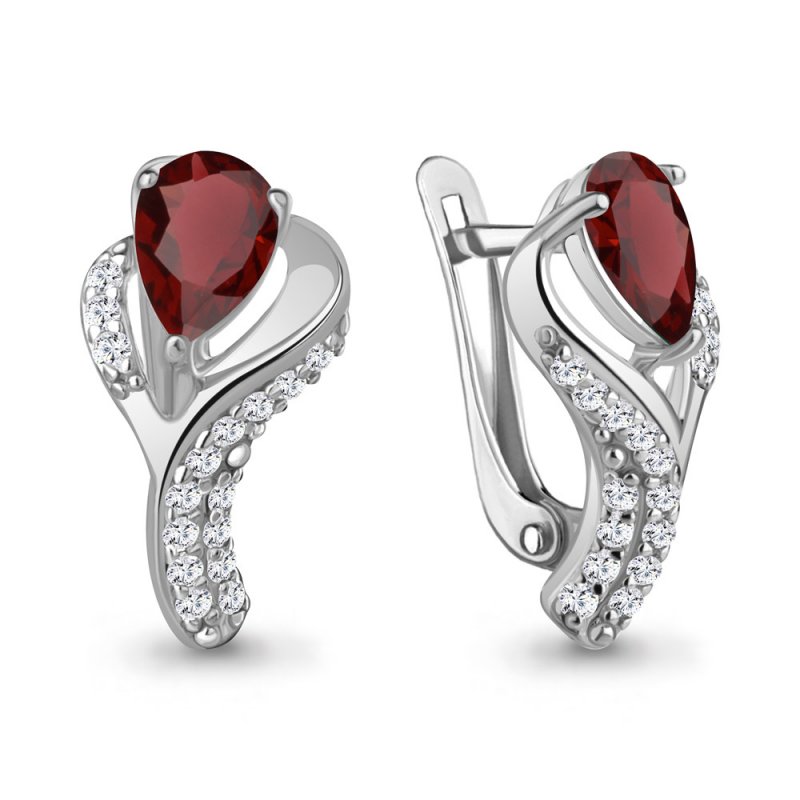 Серьги из серебра 925 пробы