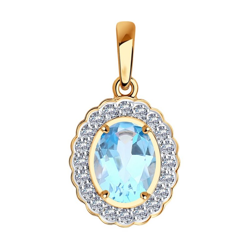 Подвеска из золота 585 пробы