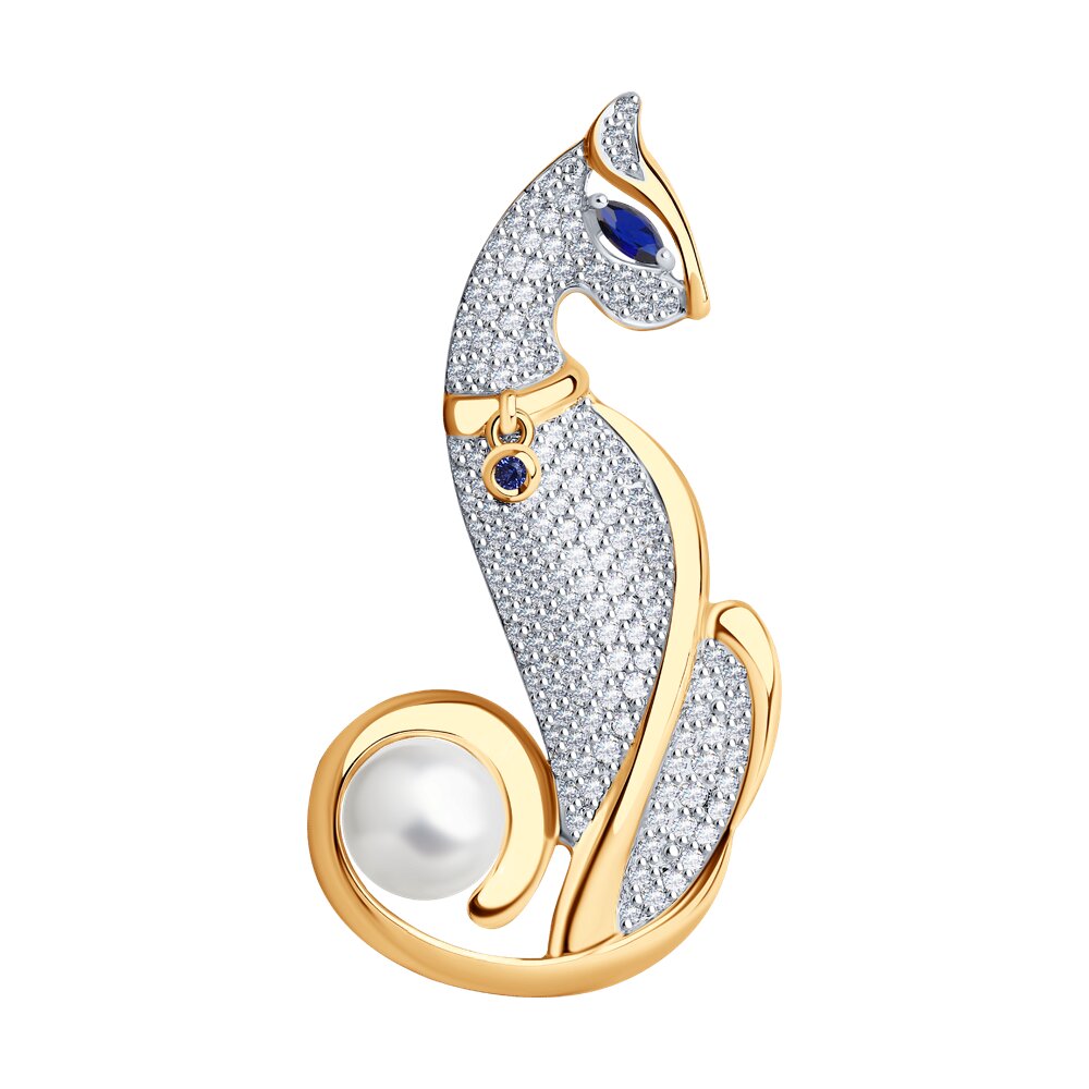 794010 Брошь 585