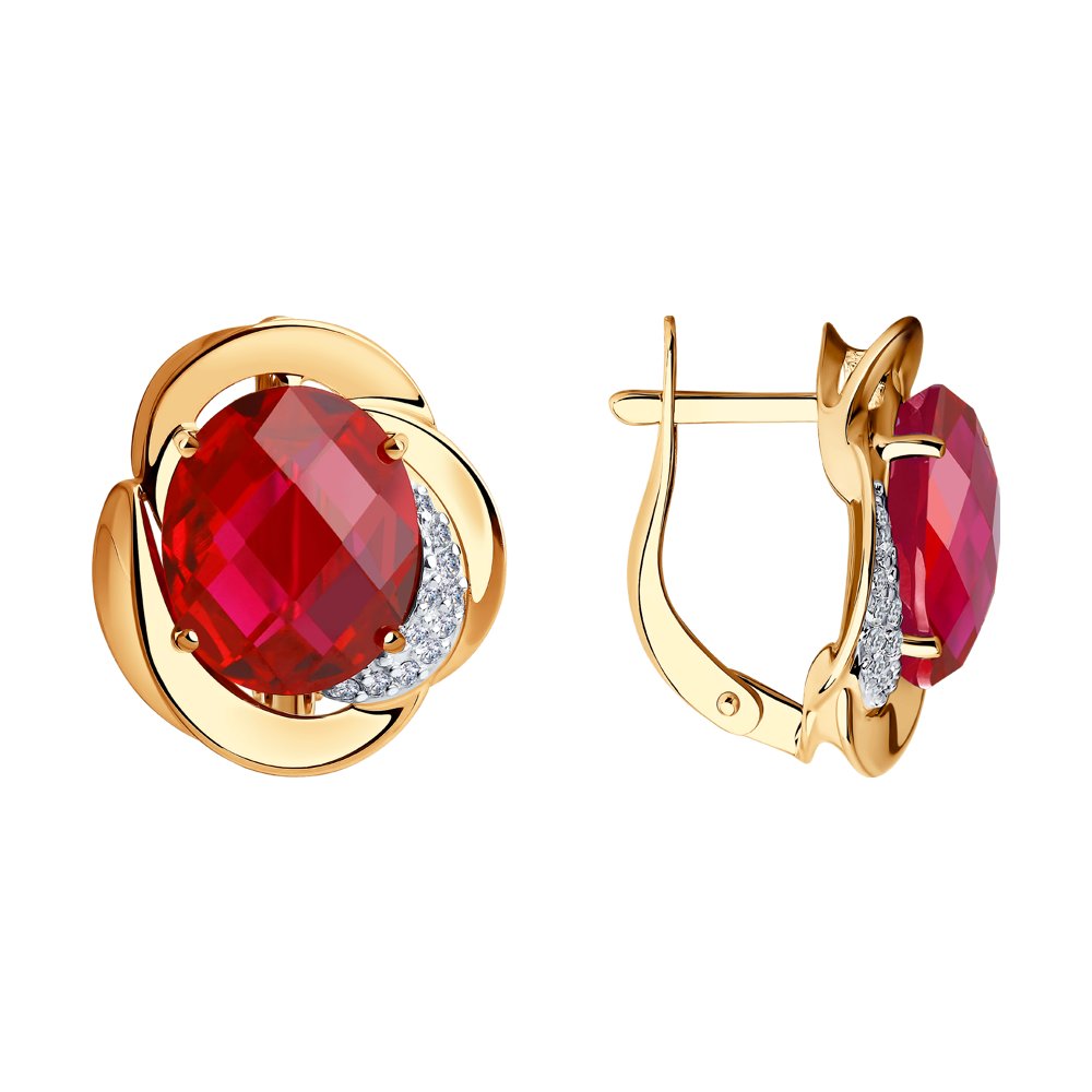 Серьги из золота 585 пробы