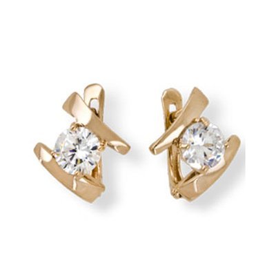 с0822V62 Серьги 585