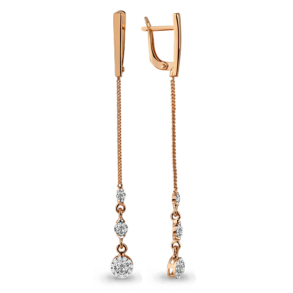 Серьги 45518А 585