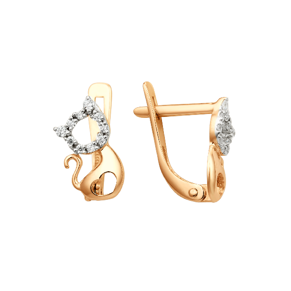 Серьги из золота 585 пробы