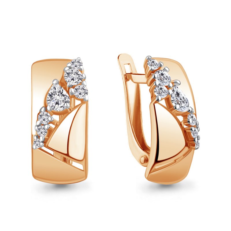 Серьги 45862А 585