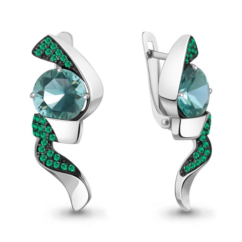 Серьги из серебра 925 пробы