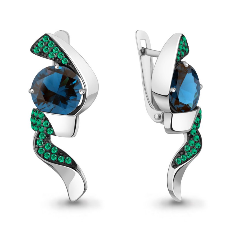 Серьги из серебра 925 пробы