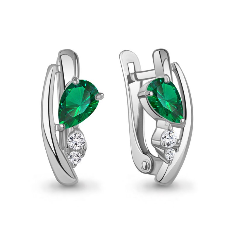 Серьги из серебра 925 пробы