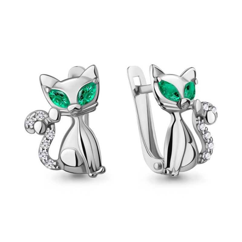 Серьги из серебра 925 пробы