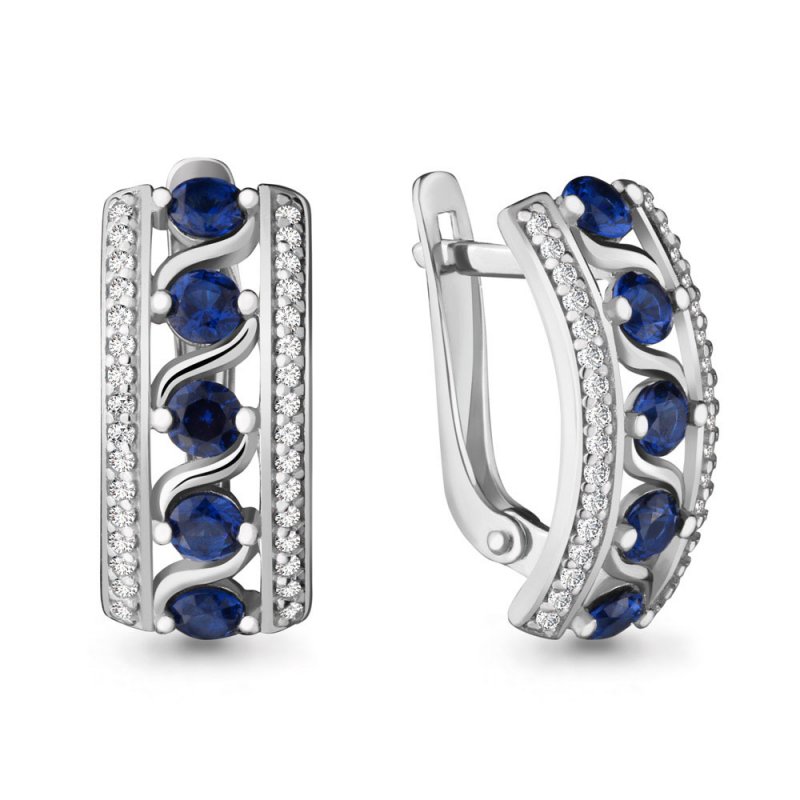 Серьги из серебра 925 пробы