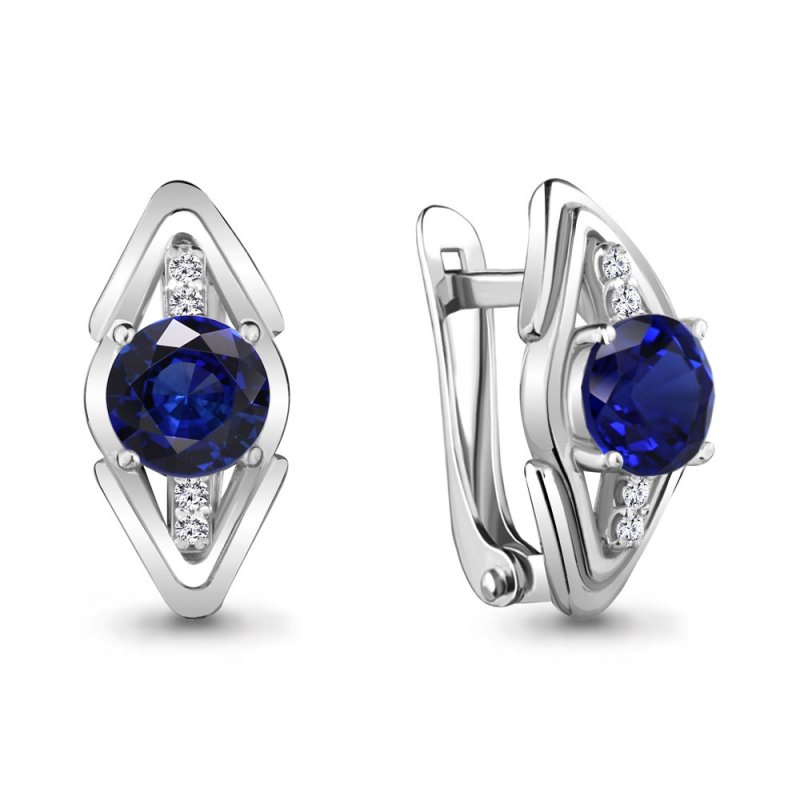 Серьги из серебра 925 пробы