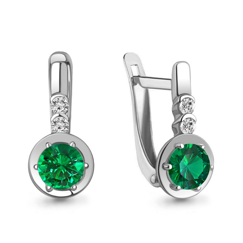 Серьги из серебра 925 пробы