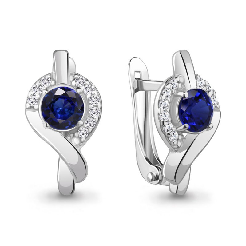 Серьги из серебра 925 пробы