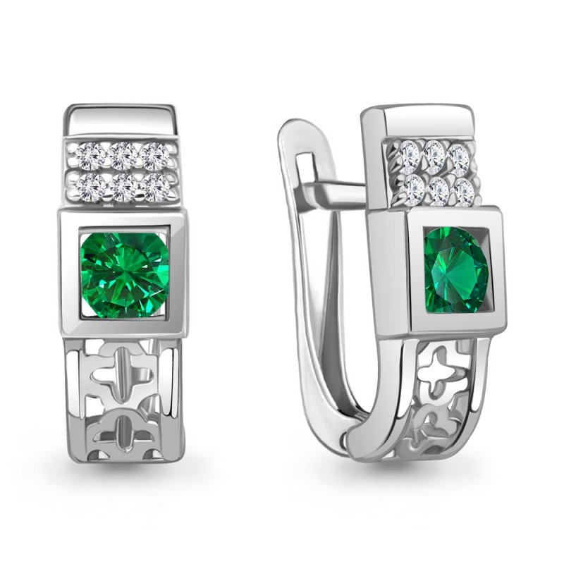 Серьги из серебра 925 пробы