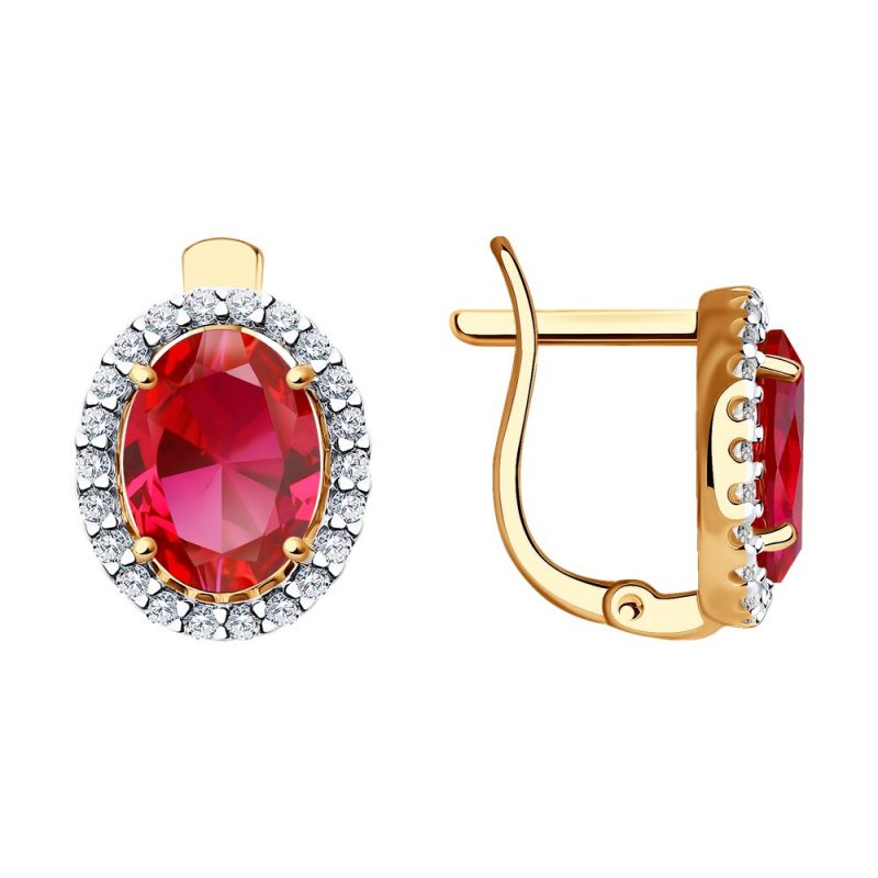 Серьги из золота 585 пробы