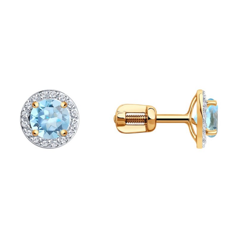 Серьги из золота 585 пробы
