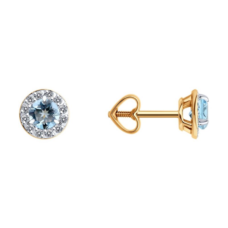 Серьги из золота 585 пробы