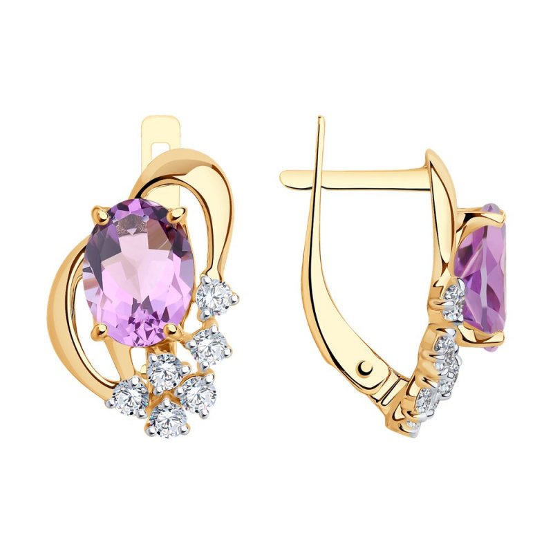 Серьги из золота 585 пробы