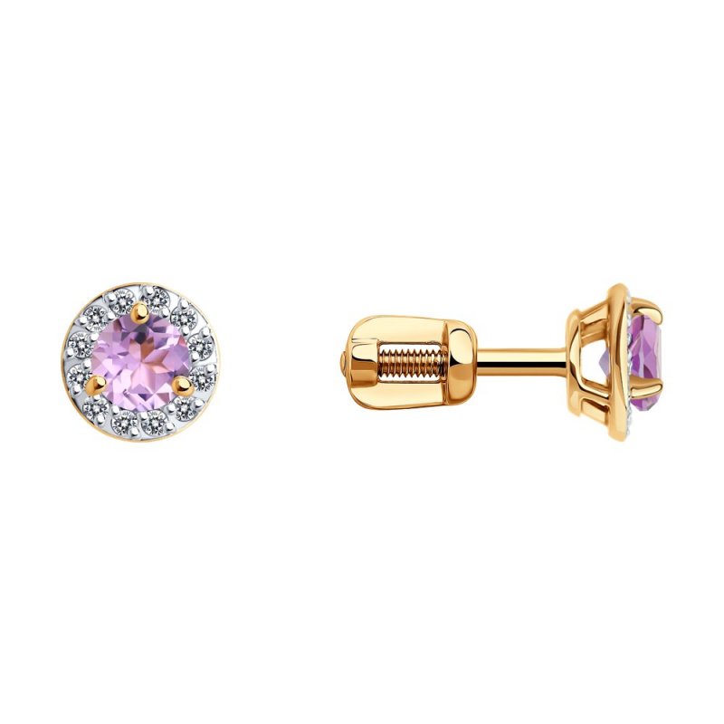 Серьги из золота 585 пробы