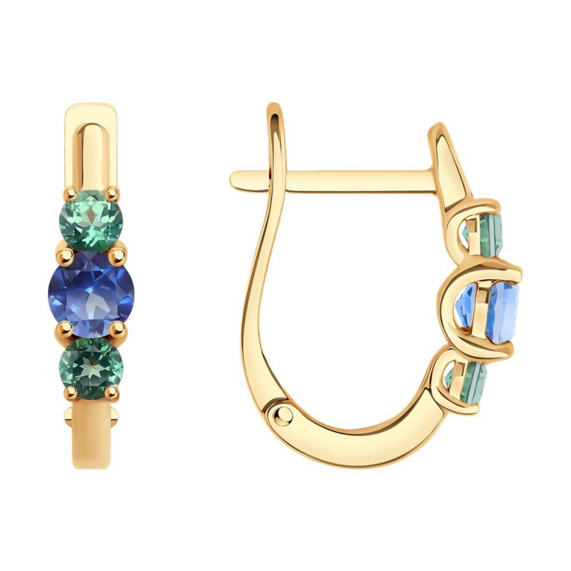 Серьги из золота 585 пробы