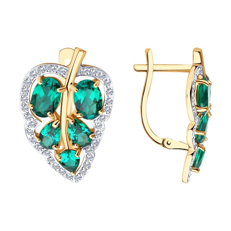 Серьги из золота 585 пробы