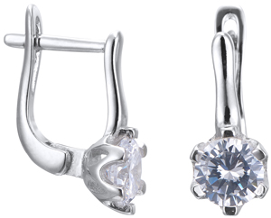 Серьги из серебра 925 пробы